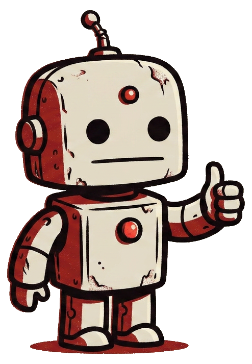 The Jobocalypse mascot giving a thumbs up